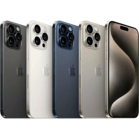 Open Box Apple iPhone 15 Pro Max A2849 512GB Black Titanium (US Model) - Factory Unlocked Cell Phone