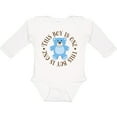 thumbnail image 3 of Inktastic 1st Birthday Boys Teddy Bear Boys Long Sleeve Baby Bodysuit, 3 of 5