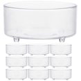 thumbnail image 1 of 10pcs Acrylic Reptile Spider Water Basin Food Basin Reptile Feeding Bowl Food Basin Tray Container, 1 of 3
