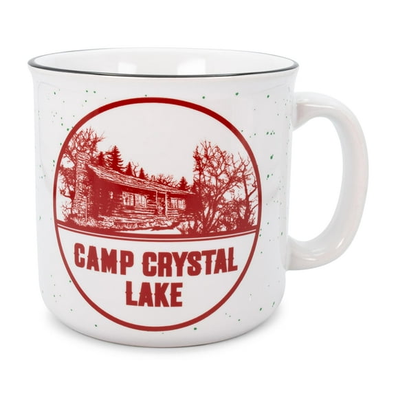 Friday the 13th Camp Crystal Lake Ceramic Camper Mug | Holds 20 Ounces