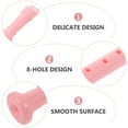 thumbnail image 3 of OULII 1 Set of Musical Instrument Recorder Flute PVC Pink for Kids Learning Music, 3 of 8