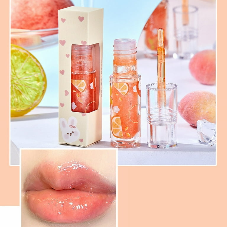 niuredltd 3 kinds of fruit flavor mirror water lip oil lip gloss