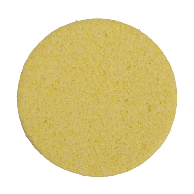 Esponja gruesa para soldador, almohadilla de esponja de limpieza con punta de hierro para soldadura eléctrica (Circular), 10 Uds.