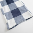 thumbnail image 6 of Hpapadks Womens Casual Pants Winter Warm Plaid Flannel Casual Elastic Waist Pajama Pant Womens Slacks Blue L, 6 of 6
