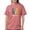 Crimson Red, variant on - I Stand With Ukraine Flag Support Ukraine T Shirt - Womens Comfort Colors® Shirt