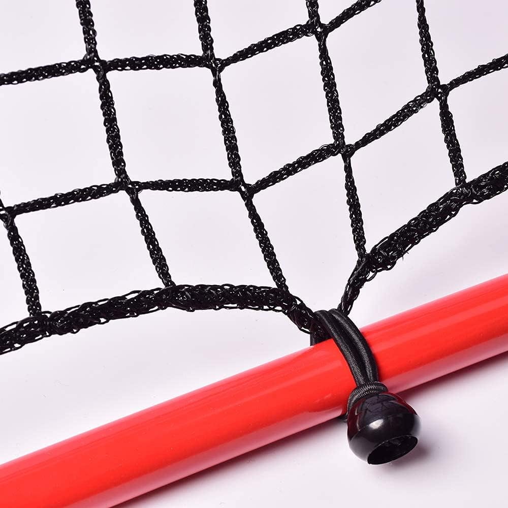 OYE Foldable Football Training Rebounder Net with Thickened Tube and Rope, Soccer Rebound Net Training Soccer Kickback Target Goal Net for Kids and Teenagers - Perfect for Backyard Soccer Practice