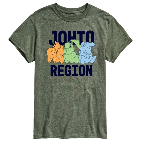Pokémon - New Horizons - Johto - Adult Short Sleeve T-Shirt