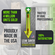 LEAK SAVER Direct Inject AC Leak Sealer 6PK for Most HVAC Systems Up to 5 Tons