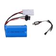 thumbnail image 1 of 6.4v 500mah Li-ion Battery With Usb Charger Compatible Wltoys 18401 18402 Rc Toy Car Boat Spare Parts 6., 1 of 3