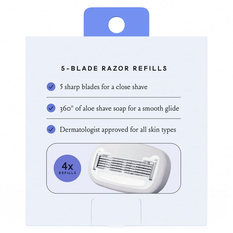Billie Women’s Razor 5-Blade Refills - 4 count