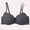 A_Dark Gray, variant on Bras for Women Push Up Seamless Solid Minimizer Underwear Adjustable Spaghetti Strap Comfortable Support Bra Black M
