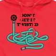 thumbnail image 3 of Instant Message - Don't Get It Twisted - Men's Pullover Hooded Fleece Sweatshirt, 3 of 6
