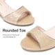 thumbnail image 4 of Sandalia DREAM PAIRS KKUMHS2505 Niñas Dorada Tacón 4 cm Talla 2, 4 of 6