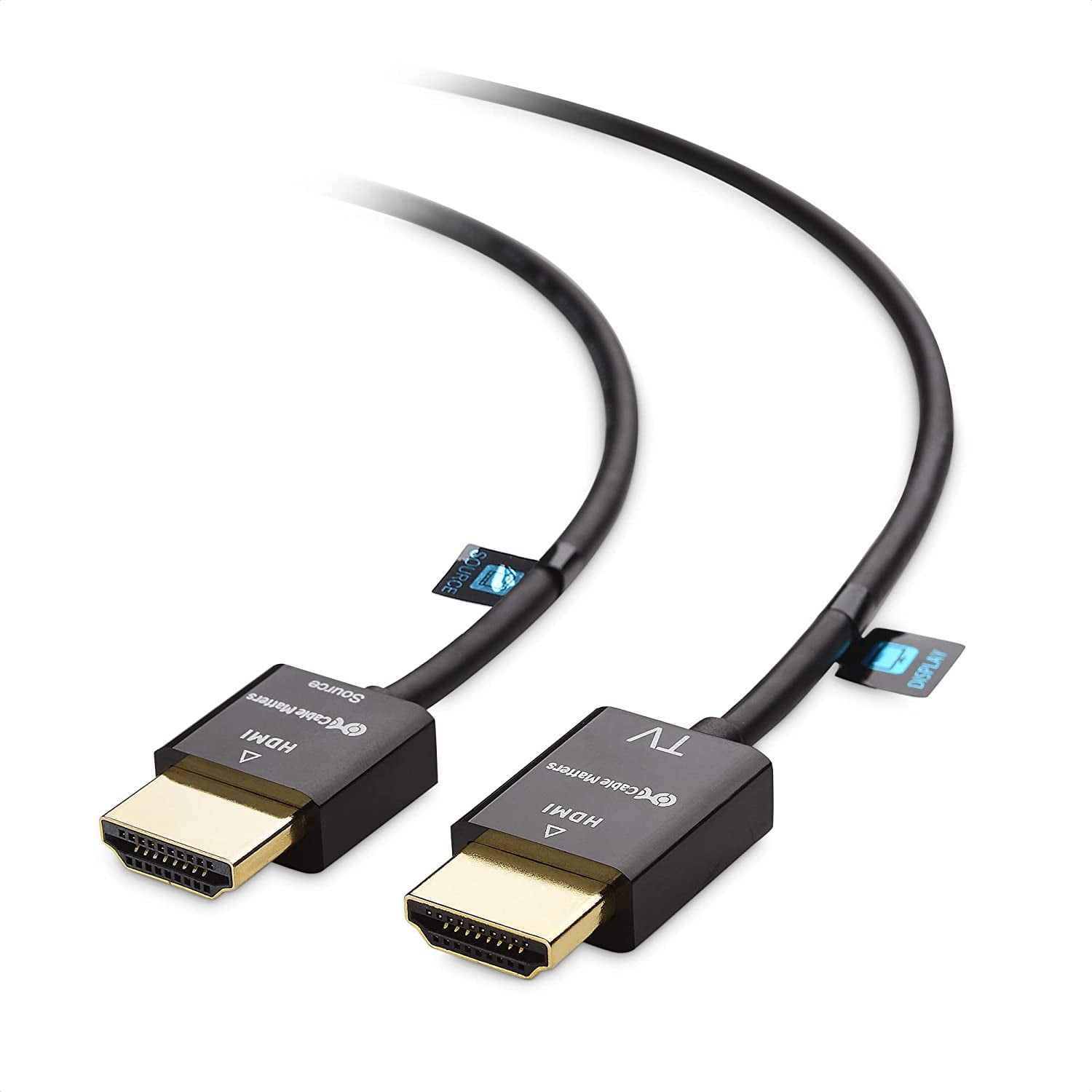 Matters Unidirectional Active Thin HDMI Cable with RedMere Technology (Ultra Slim HDMI Cable) 4K Rated with Ethernet - Walmart.com