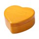 thumbnail image 4 of Caja musical con forma de corazón, adorno de madera, reproduce música, hueco, floral, multifuncional. Amarillo, 4 of 9