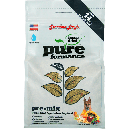 UPC: 0884308740178 | Grandma Lucy s Pureformance Grain-Free/Freeze-Dried Dog Food Pre-Mix 3-lb Bag