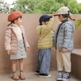 thumbnail image 4 of Chenyin Kids Baby Girls Boys down Jacket Lightweight Puffer Coat Toddler Waterproof Packable Hooded down Outerwear for Unisex Ages 2-14, 4 of 9