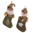 thumbnail image 4 of Dibujos animados Papá Noel Calcetines de Navidad Bolsa colgante Decoración para 33 x 18 x 5,5 cm Macarena Calcetines navideños colgantes, 4 of 8