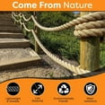 thumbnail image 3 of Twisted Sisal Rope – 100' X 1" Sisal Twine – Multipurpose Rope for Cat Scratcher, DIY Projects, Gardening, Arts & Crafts – Industrial Strength Natural Sisal String Rope (1 Inch X 100 Feet), 3 of 8