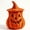 Orange, variant on Hand-Woven Pumpkin Halloween Decorations, Halloween Pumpkin Basket With Lid, Halloween Rattan Pumpkin Lantern Halloween Candy Basket for Candy Storage And Festival Display Halloweens Treat Holder