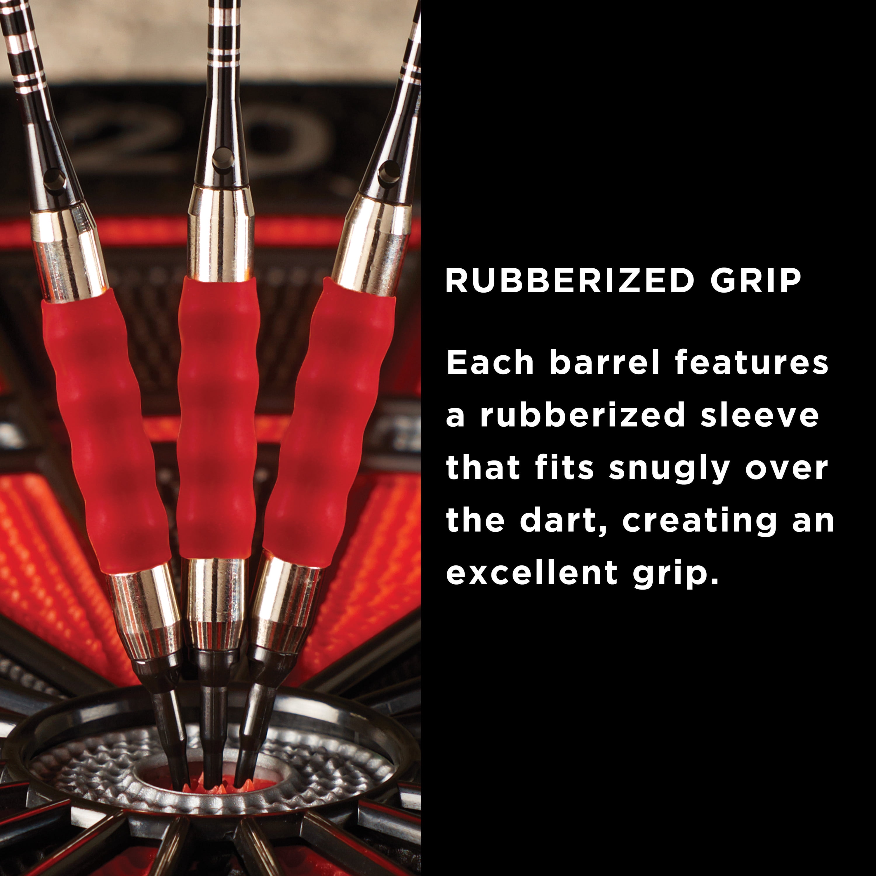 Viper Sure Grip Soft Tip Dart Set, 18 Grams, Red