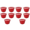 thumbnail image 3 of Cápsula De Café, Taza De Filtro De Café Roja Reutilizable De Operación Simple Práctica Con Cepillo De Cuchara Para Máquina De Café De La Serie DOLCE GUSTO, 3 of 8