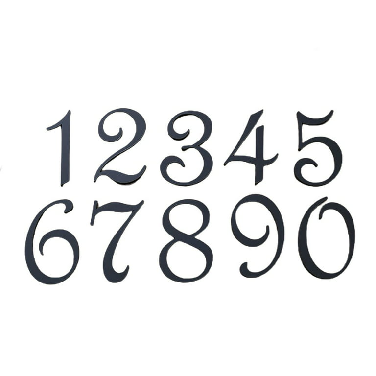 fancy fonts numbers