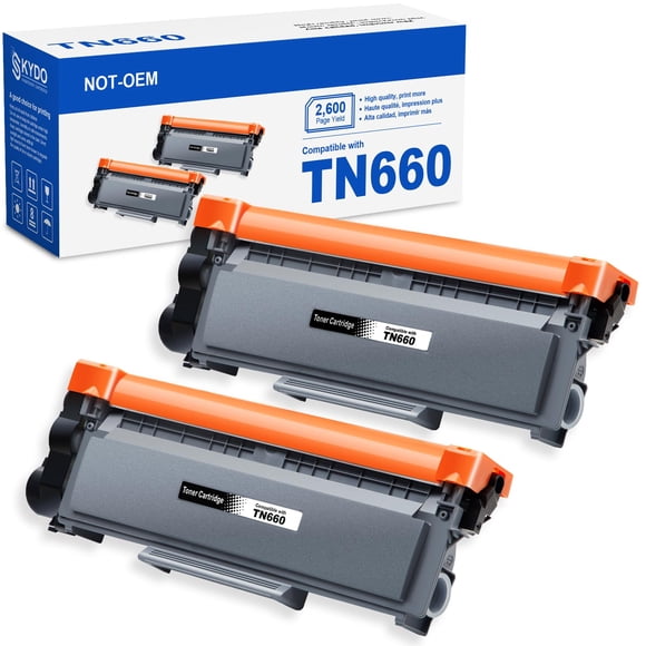 TN660 Toner Cartridge Compatible Replacement for TN 660 TN630 TN-660 TN-630 Work with DCP-L2520DW DCP-L2540DW HL-L2320D HL-L2360DW HL-L2380DW MFC-L27