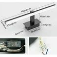 thumbnail image 5 of Luces LED para tocador, luminaria de baño moderna de bajo consumo con función no regulable, aluminio y acrílico esmerilado para mayor durabilidad, fácil instalación, amplia aplicación para dormitorio, 5 of 5