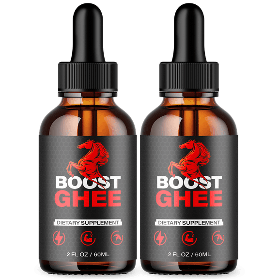 Boost Ghee Drops Advanced Performance Support Liquid Supplement BoostGhee (60 Servings)