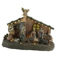 thumbnail image 3 of Adorno de pesebre artesanal, adorno iluminado para casa, decoración de mesa con música para apartamento, cafetería, hogar, regalo, sala de estudio, 3 of 9