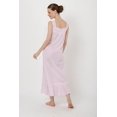 thumbnail image 3 of Miss Lavish London Victorian Style Nightgown Sleeveless Long Sleepwear Women Cotton Plus Size Vintage Nightdress, Pink 18, 3 of 8