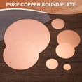 thumbnail image 4 of Uxcell 8 Pcs Round Copper Plate, 30mm (1.18") Dia Pure Copper Sheets, 0.5mm T2 Pure Copper Plates for Crafts, DIY, Electrical Repairs, Industrial Use, 4 of 6