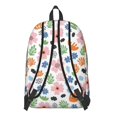 thumbnail image 3 of Pioneer Flower Floral Print Pattern Backpack for School, Cute School Bag with Adjustable Shoulder Straps and Padded Back, 15.7"x11.8"x5.5", 3 of 5