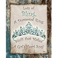 thumbnail image 2 of Stimson, Diane 26x32 White Modern Wood Framed Museum Art Print Titled - Tiara Bling 1, 2 of 4