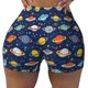 thumbnail image 2 of Fotbe Planets And Stars Shorts Sin Costuras – Shorts Deportivos de Cintura Alta para Mujer, Elásticos para Gimnasio, Yoga, Running o Ciclismo-Small, 2 of 8