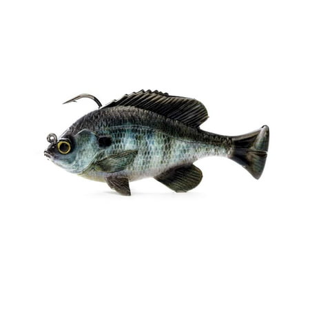 UPC: 0840004225333 | Savage Gear Pulse Tail Bluegill 4  RTF Light Gill  1oz