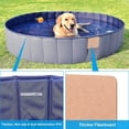 thumbnail image 5 of Funyole Foldable Dog Pool with Pool Cover, 48” Portable Dog Pet Pool Bathing Tub Kiddie Pool, 5 of 8