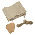 thumbnail image 2 of Ccdes 10Pcs Small Burlap Bags Bohemian Style Easy Storage Widely Used Highly Durable Small Drawstring Bags For Gift Jewelry,Small Drawstring Bags,Burlap Gift Bags, 2 of 8
