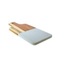 thumbnail image 2 of White Marble/Acacia Wood Handled Board, 2 of 4