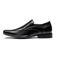 thumbnail image 2 of Mocasines Clásicos de Punta Cuadrada para Hombre Bruno Marc Negro Talla 12, 2 of 7
