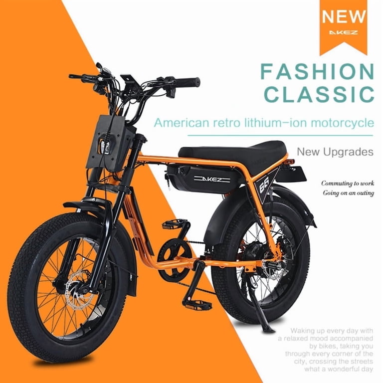 48V 13Ah Battery AKEZ-ZX,750W Electric Bike for Adults,20