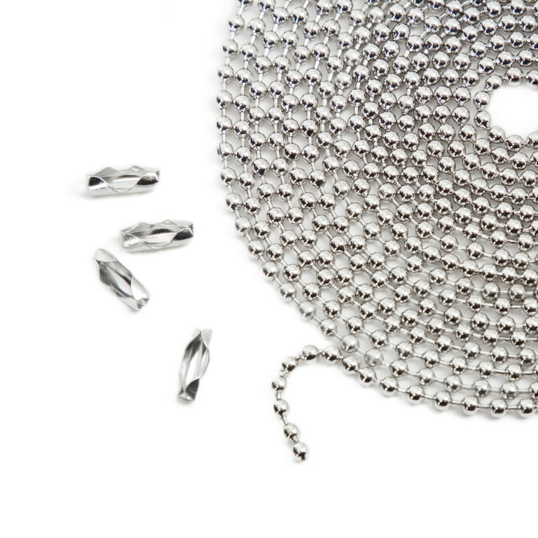 Cousin DIY 80 in Silver Ball Chain with Findings, Metal, Jewelry