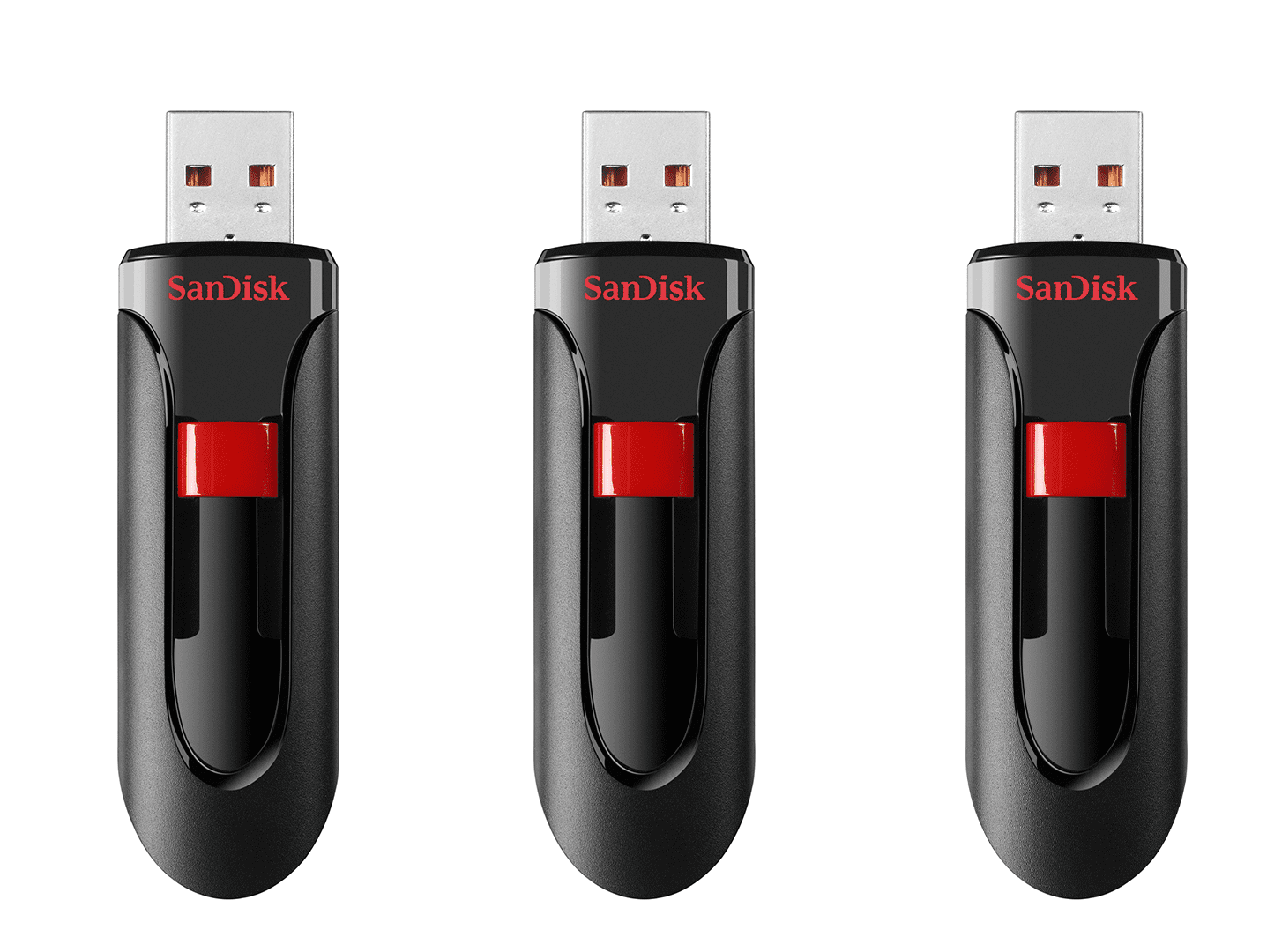 Sandisk 32gb Cruzer Glide Usb 20 Flash Drive 3 Pack Sdcz60 032g