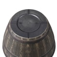 thumbnail image 6 of Better Homes & Gardens Whiskey Barrel Brown Recycled Resin Planter, 19.9 in x 19.9 in x 13 in, 6 of 6