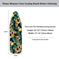 thumbnail image 5 of HELLHERO Pineapple Tropical Leaves Ironing Board Protector Cover 3 Fasteners Elastic Edge Iron Board Cover Non-Slip Removable Cover for Friends, 5 of 5