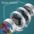 thumbnail image 4 of Small Space Heater Fan Ceramic Electric Heater Quickly Heats Bench Top, 4 of 5