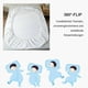 thumbnail image 5 of Juego de 2 fundas de almohada impermeables y protectoras, tacto lujoso, protección con cremallera, material transpirable, calidad de hotel, origen responsable, color blanco, 5 of 5