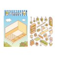 thumbnail image 2 of MesaSe Sticker Stereo Cabin Tent Sticker 4 Sets Of DIY 3D Stickers, 2 of 4