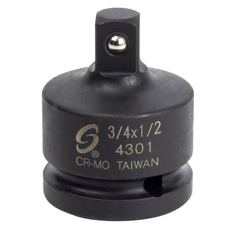 UPC: 0613364243015 | Sunex SUN4301 3/4in. Female 1/2in. Male Impact Socket Adapter